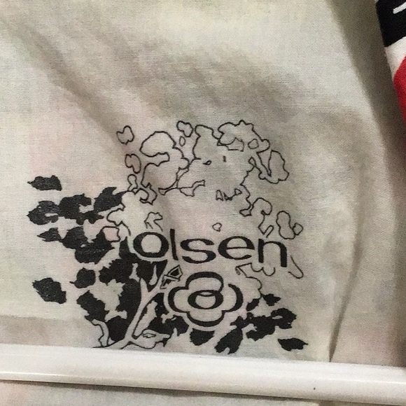 Olsen Europe size S cotton print blouse - Picture 3 of 4